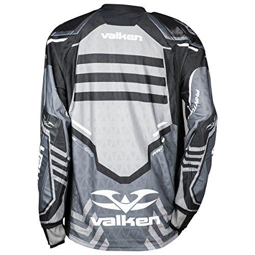 Valken Paintball Agility V17 Paintball Jersey Grey-Black | KNAMAO.