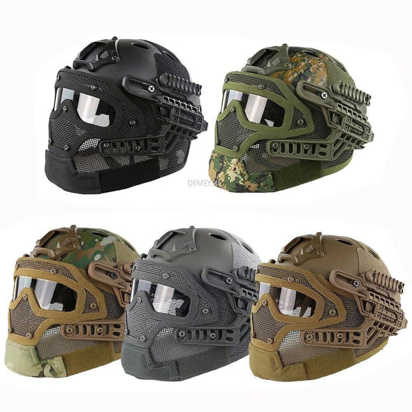 VULPO G4 Airsoft Tactical Helmet With Goggle | KNAMAO.