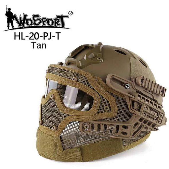 VULPO G4 Airsoft Tactical Helmet With Goggle | KNAMAO.