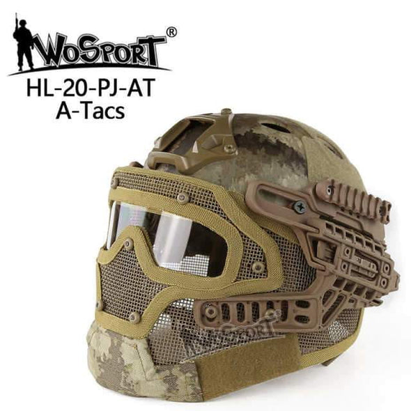 VULPO G4 Airsoft Tactical Helmet With Goggle | KNAMAO.