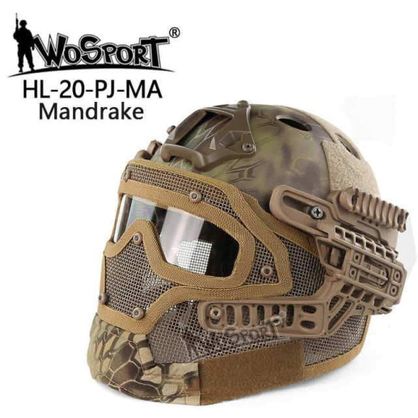 VULPO G4 Airsoft Tactical Helmet With Goggle | KNAMAO.