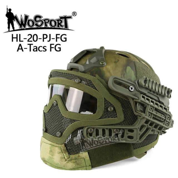 VULPO G4 Airsoft Tactical Helmet With Goggle | KNAMAO.