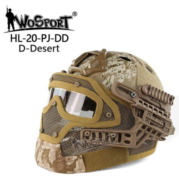 VULPO G4 Airsoft Tactical Helmet With Goggle | KNAMAO.