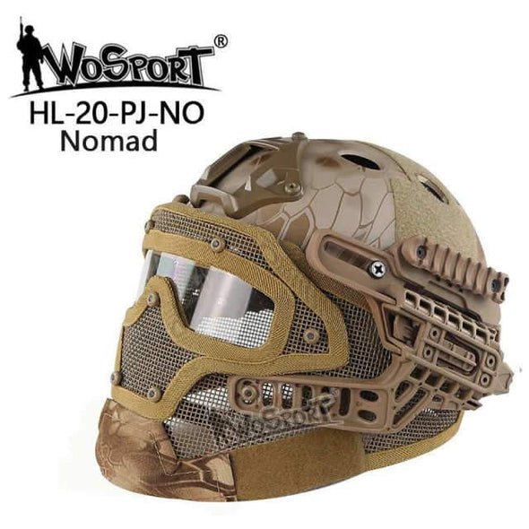 VULPO G4 Airsoft Tactical Helmet With Goggle | KNAMAO.