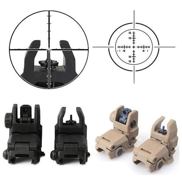 Wolfslaves Tactical Flip Up Sights - KNAMAO