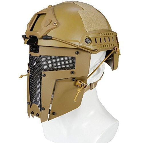 WoSporT Airsoft Full Face Mask for FAST Helmets Coyote | KNAMAO.