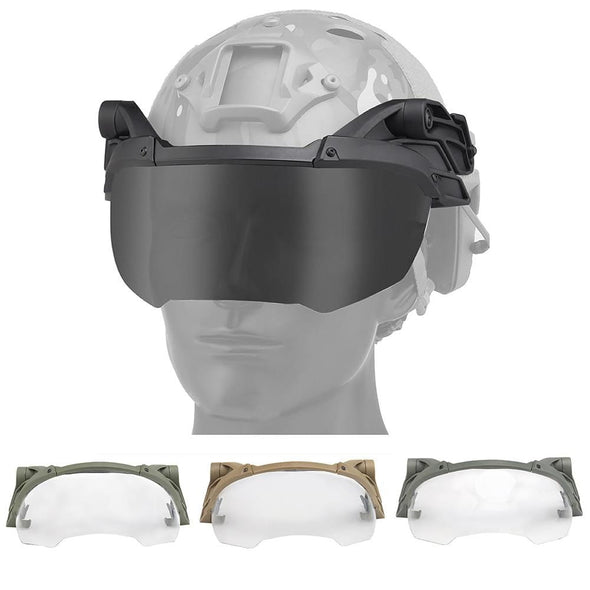 WoSporT Tactical Helmet ARC-Rail Goggles | KNAMAO.